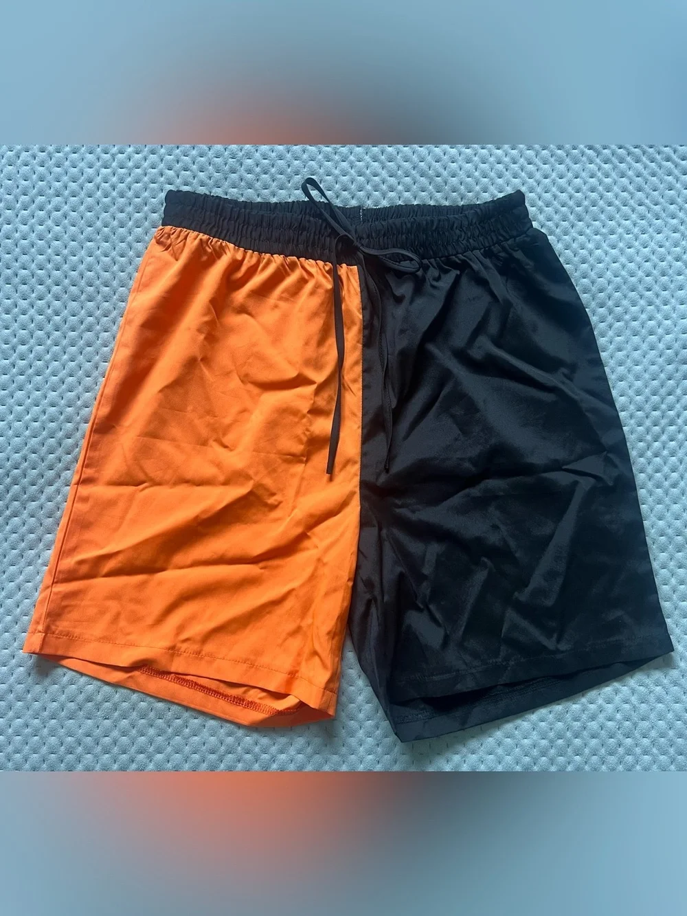 SHEIN Color Block Lightweight Drawstring Shorts | Medium